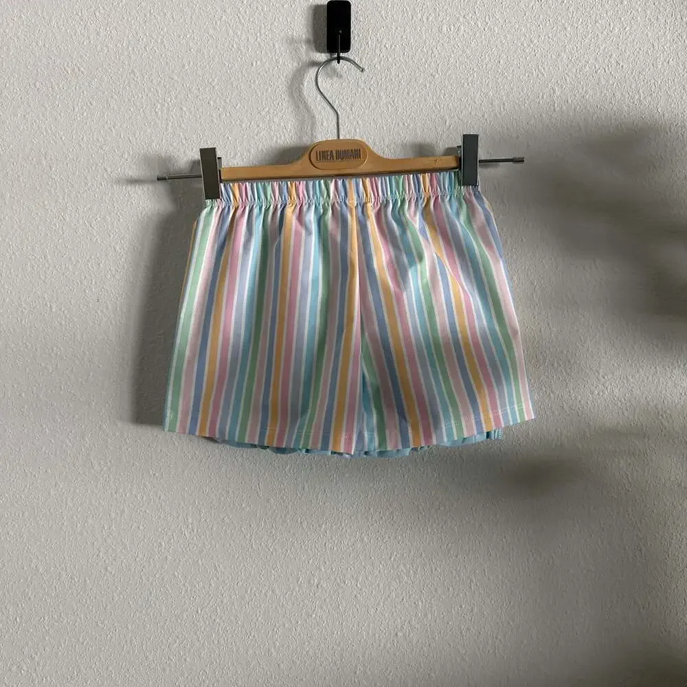 The Oaks Apparel Co. Tillie Tie Top & Evelyn Skort in Pretty Stripe Kids Size 4T